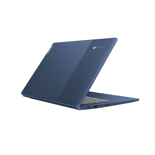 Lenovo Chromebook IdeaPad Slim 3 | 14" Full HD Display | MediaTek Kompanio 520 | 4GB RAM | 64GB SSD | ARM Mali-G52 Grafik | Chrome OS | QWERTZ | blau