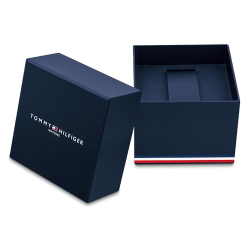 Tommy Hilfiger Multi Zifferblatt Quarz Uhr für Herren mit Silbernes Edelstahlarmband - 1710448