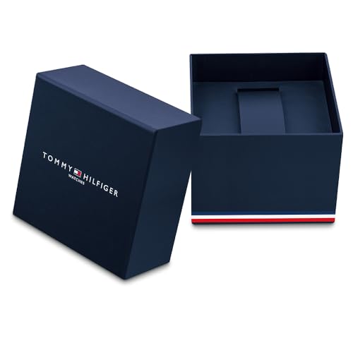 Tommy Hilfiger Multi Zifferblatt Quarz Uhr für Herren mit Silbernes Edelstahlarmband - 1710647