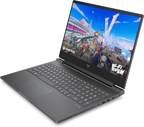 HP VICTUS Gaming Laptop, 16,1" FHD Display, 144 Hz, Intel Core i7-14700HX, 32 GB DDR5 RAM, 1 TB SSD, NVIDIA GeForce RTX 4070 (8GB), Windows 11, QWERTZ, Schwarz