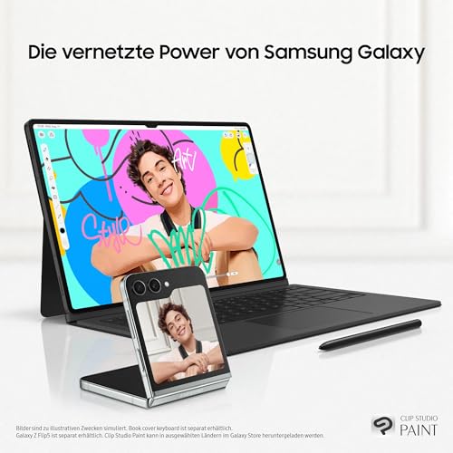 Samsung Galaxy Tab S9 AI-Android-Tablet, Wi-Fi, 128 GB / 8 GB RAM, MicroSD-Kartenslot, Inkl. S Pen, Simlockfrei ohne Vertrag, Graphit, Inkl. 36 Monate Herstellergarantie [Exklusiv bei Amazon]