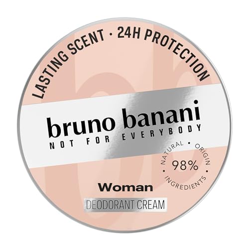 bruno banani Deo Creme Woman, 24-Stunden-Creme-Deodorant für Frauen, 40ml