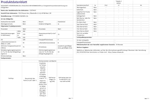 COSTWAY 2 in 1 Mini Kühlschrank, 15L Kühlschrank klein mit Kühl- und Heizfunktion, -3℃/50℃, DC/AC für Autos, Büros Camping und Wohnheim, 26dB (Schwarz)