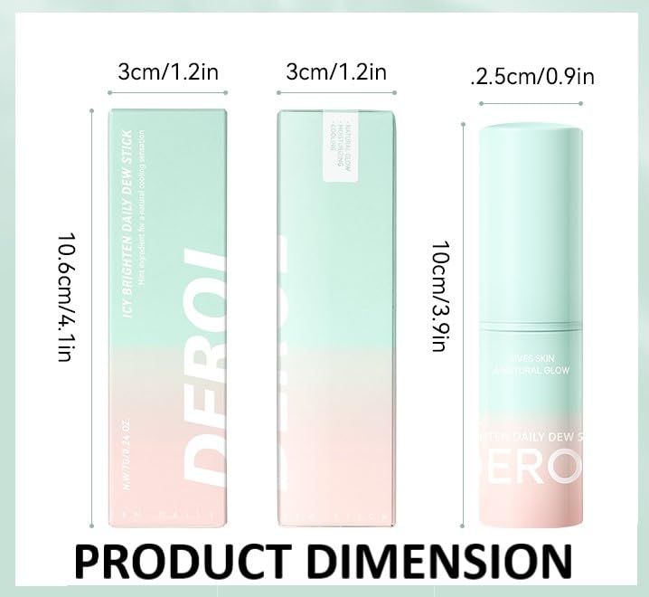 Daily Hydrating Moisturizing Stick - Facial Deep Moisturizing Cosmetics Multi Balm Feuchtigkeitscreme für Gesicht, Lippen, Hautpflege und feuchtigkeitsspendende Grundierung (light green)