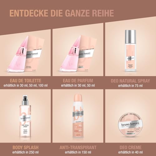 bruno banani Deo Creme Woman, 24-Stunden-Creme-Deodorant für Frauen, 40ml