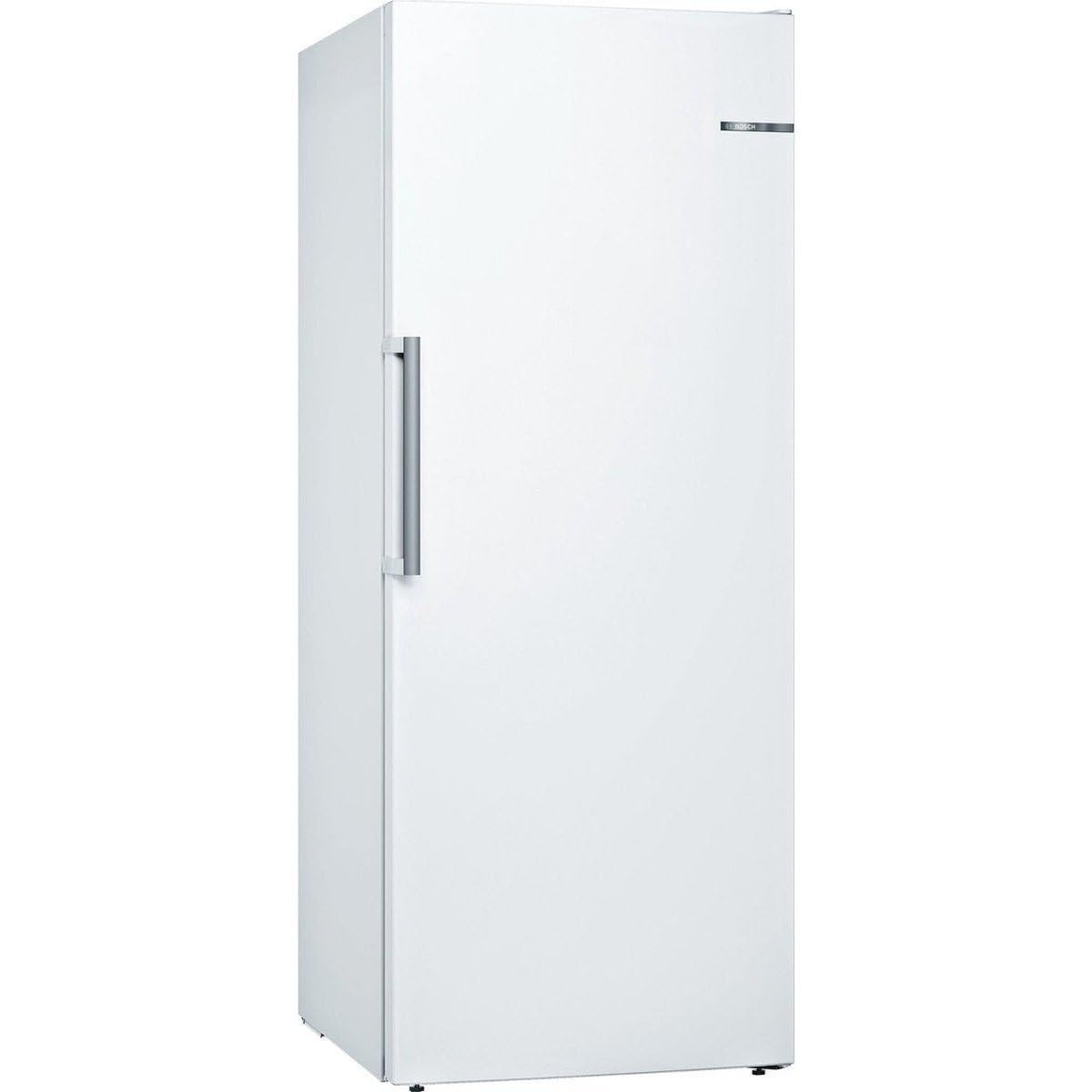 Bosch GSN54AWCV Serie 6 XXL-Gefrierschrank, 176 x 70 cm extra breit, 327 L, NoFrost nie wieder abtauen, LED-Beleuchtung gleichmäßige Ausleuchtung, BigBox Platz für großes Gefriergut, Weiß