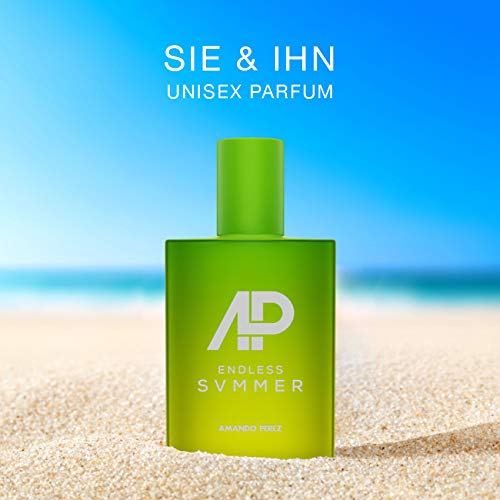 Amando Perez Endless Summer Eau de Parfum 50 ml - Sommerduft Unisex 12% Parfümöl - Parfüm Herren Parfum Damen - Herrendüfte/Damendüfte - Sommer Parfüm Herren Parfüm Damen Parfüm