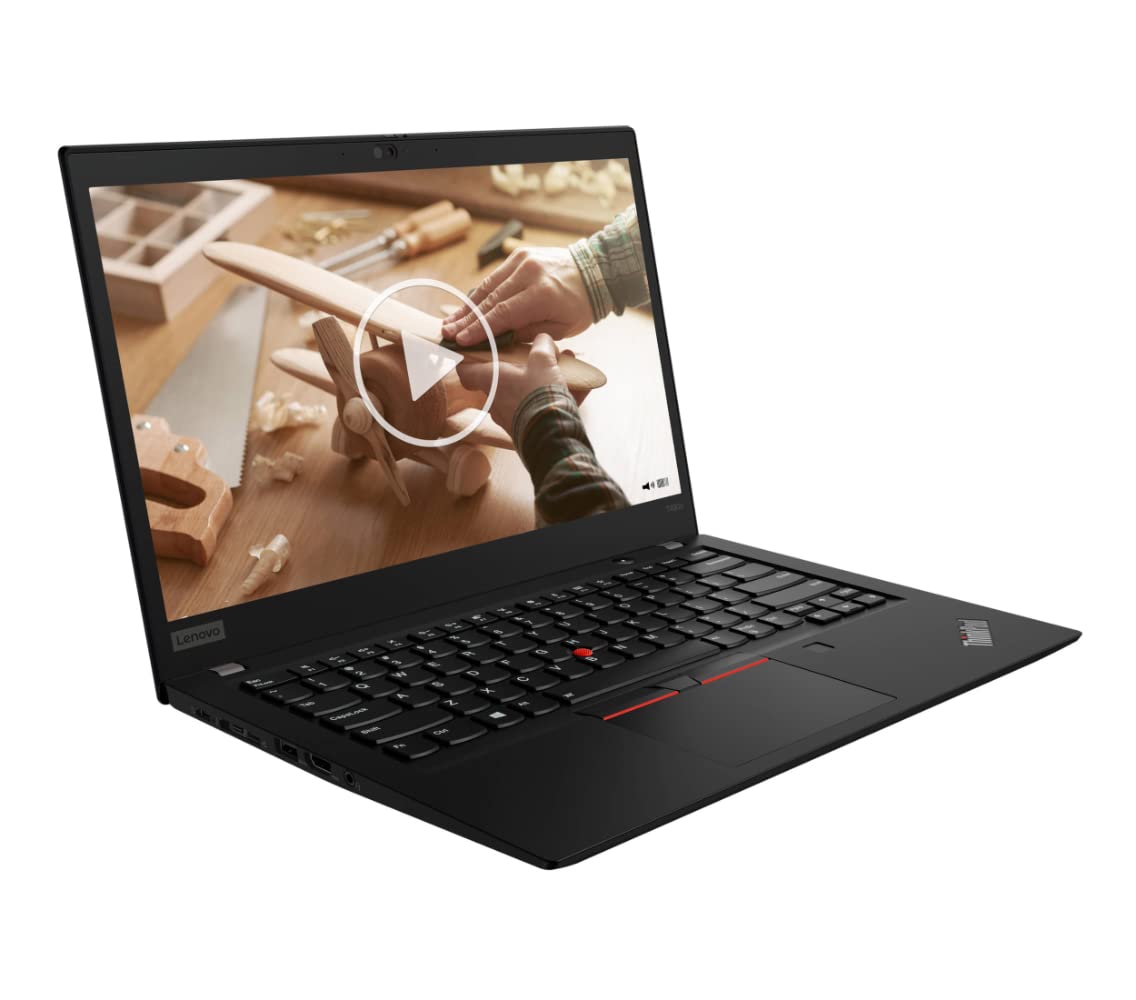 Lenovo ThinkPad T490s 14 Zoll 1920x1080 Full HD Intel Core i5 8265U 256GB SSD Festplatte 8GB Speicher Windows 11 Pro Webcam Notebook Laptop (Generalüberholt)