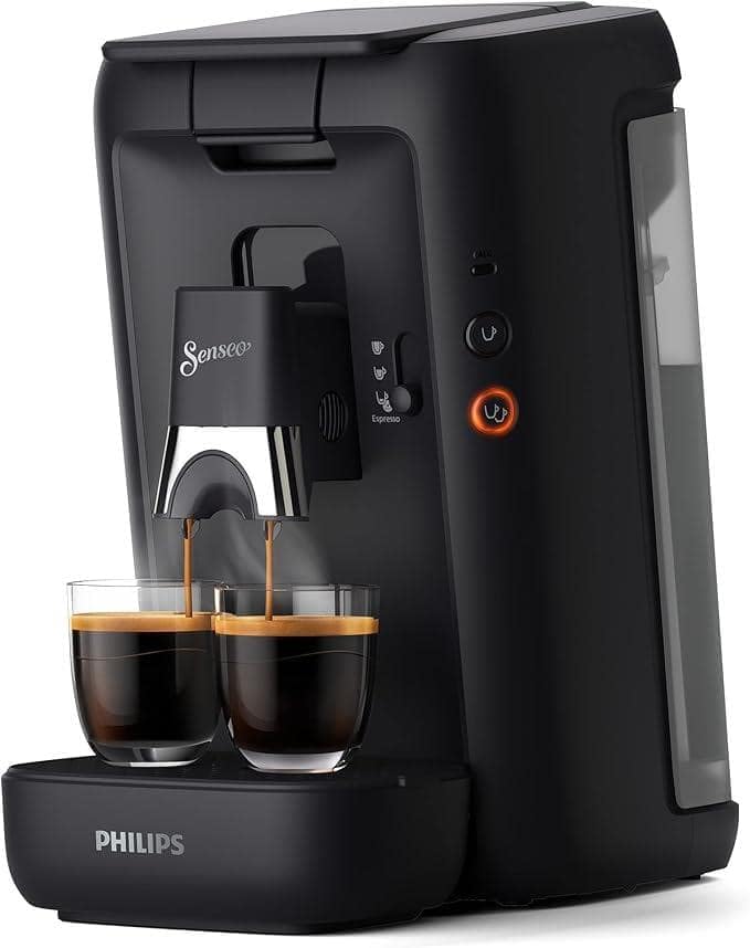 PHILIPS Senseo Maestro Kaffee Padmaschine – Intense Plus Technologie, Hochwertige Espressoqualität, Umweltfreundliches Design, 1,2L Wassertank, Memo-Funktion, Entkalkungsanzeige (CSA260/60)