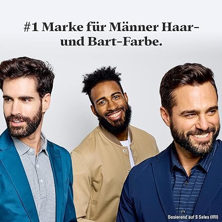 Just For Men Schnurrbart & Bart, Bart Farbe, Tönung, Bartfarbe, Eliminiert Graue Haare Für Ein Volleres Aussehen, Mit Applikatorpinsel, Farbe Blond, M10