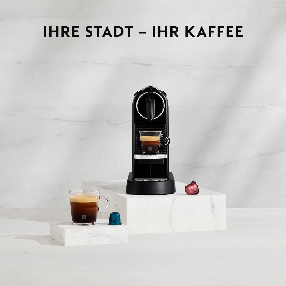 De'Longhi Nespresso Citiz EN167.B Espressomaschine Schwarz mit Hochdruckpumpe