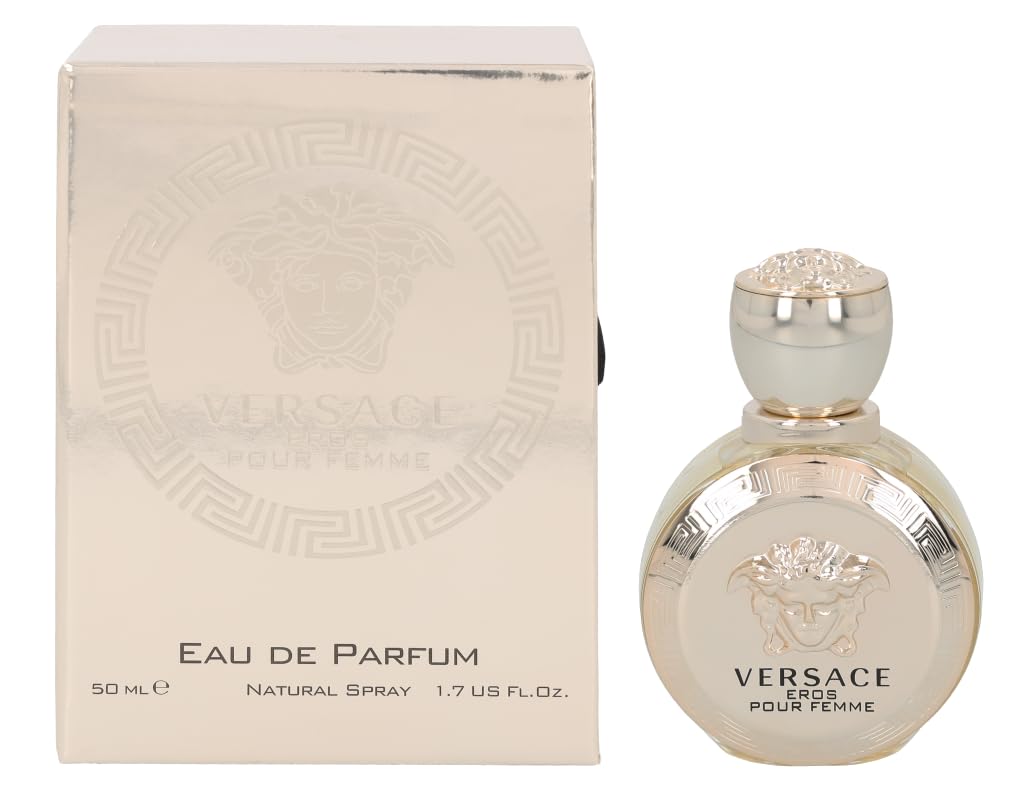 Versace Eros pour Femme, Eau de Parfum, Vaporisateur / Spray 50 ml, 1er Pack (1 x 0.082 kg)