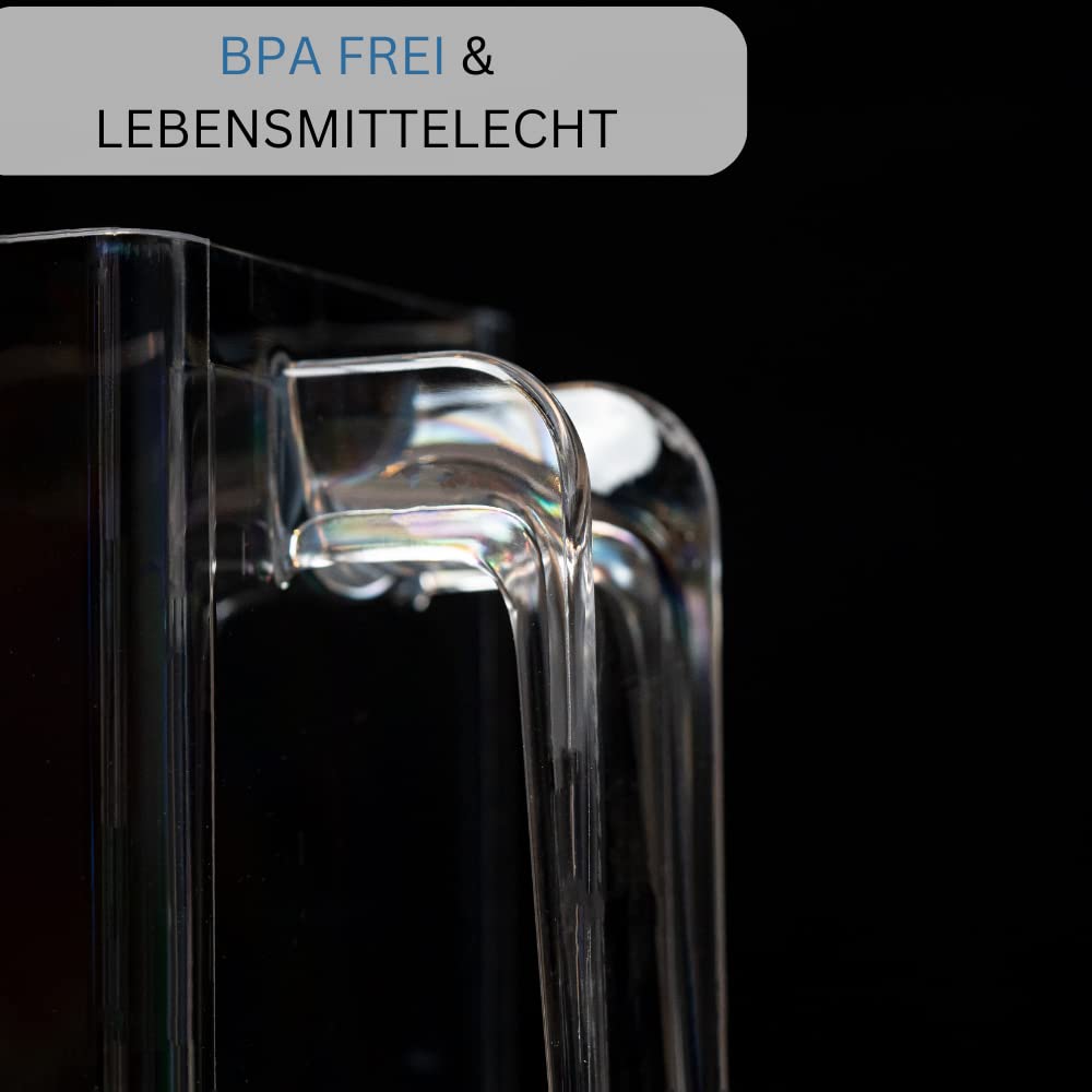 Westmark Schütten-Set, 4tlg., 1 Schüttengehäuse inkl. drei Schütten + 3 Schaufeln, Schütten-Volumen: je 1 l, Schaufel-Volumen: je 55 ml, Kunststoff, Transparent/Weiß, 73052260