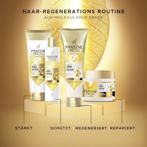 Pantene Pro-V Molecular Bond Repair Tiefenwirksame Haarpflege mit Biotin 300ml, Konzentrierte Pro-V Formel für Extrem Trockenes Haar, Sorgt für Sichtbar Gesünderes, Gestärktes und Regeneriertes Haar