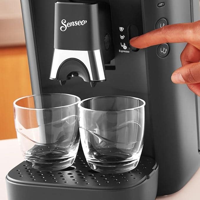 PHILIPS Senseo Maestro Kaffee Padmaschine – Intense Plus Technologie, Hochwertige Espressoqualität, Umweltfreundliches Design, 1,2L Wassertank, Memo-Funktion, Entkalkungsanzeige (CSA260/60)