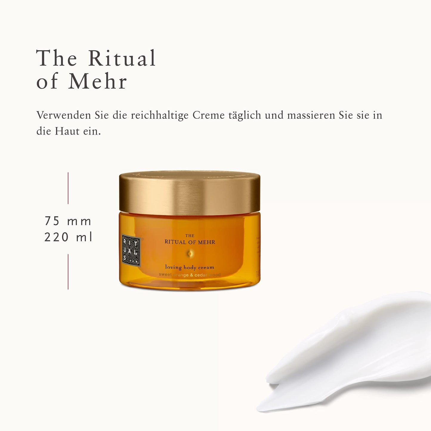 Rituals The Ritual of Mehr body cream Körpercreme, 220 ml