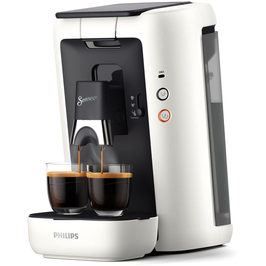 PHILIPS Senseo Maestro STAR Kaffeepadmaschine – Intense Plus Technologie, Perfekte Espressoqualität, 1,2L Wassertank, Umweltfreundliches Design, Memo-Funktion, Entkalkungsanzeige (CSA260/10)