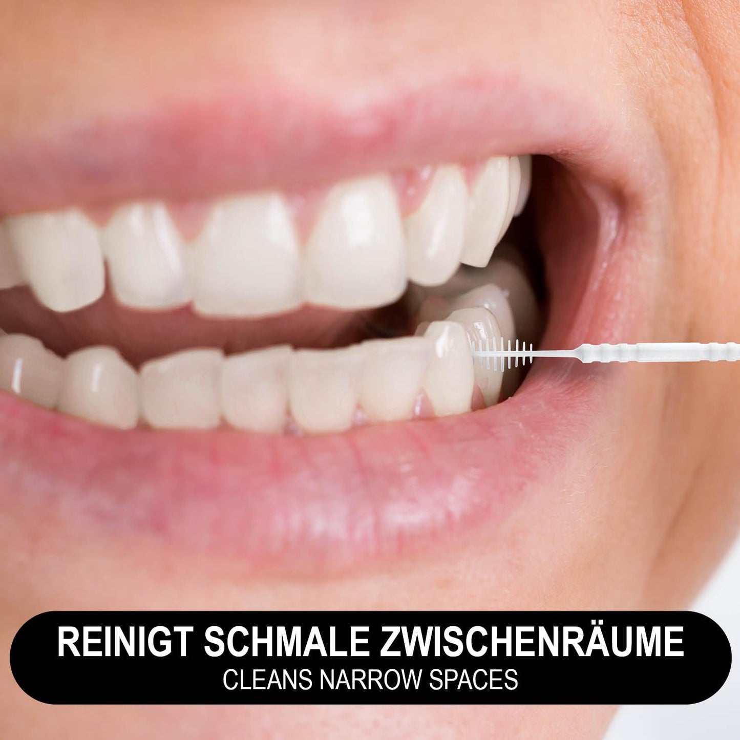 com-four® 120x Zahnzwischenraumbürste, Interdentalbürsten im Spender, Zahnpflege auf Reisen und unterwegs, Zahnreinigungsbürste mit Zahnstocher (120 Stück - im Spender)