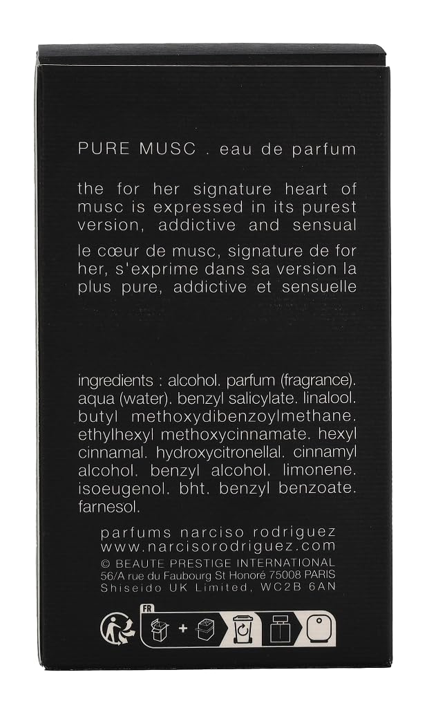 Narciso Rodriguez Pure Musc 30 Eau de Parfum Spray, Geblümt