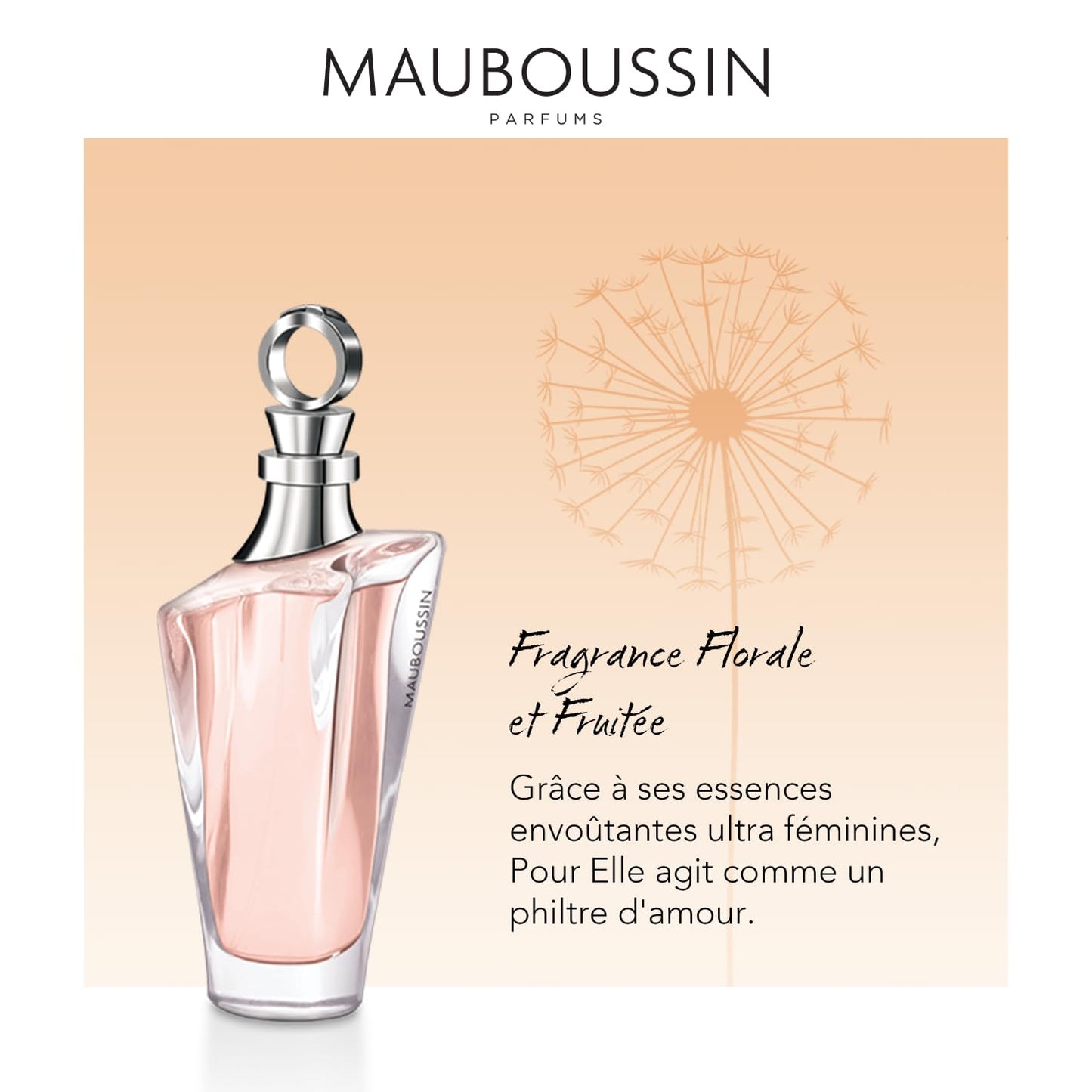 Mauboussin - Pour Elle - Eau de Parfum für Frau - Blumiger & Fruchtiger Duft - 100ml