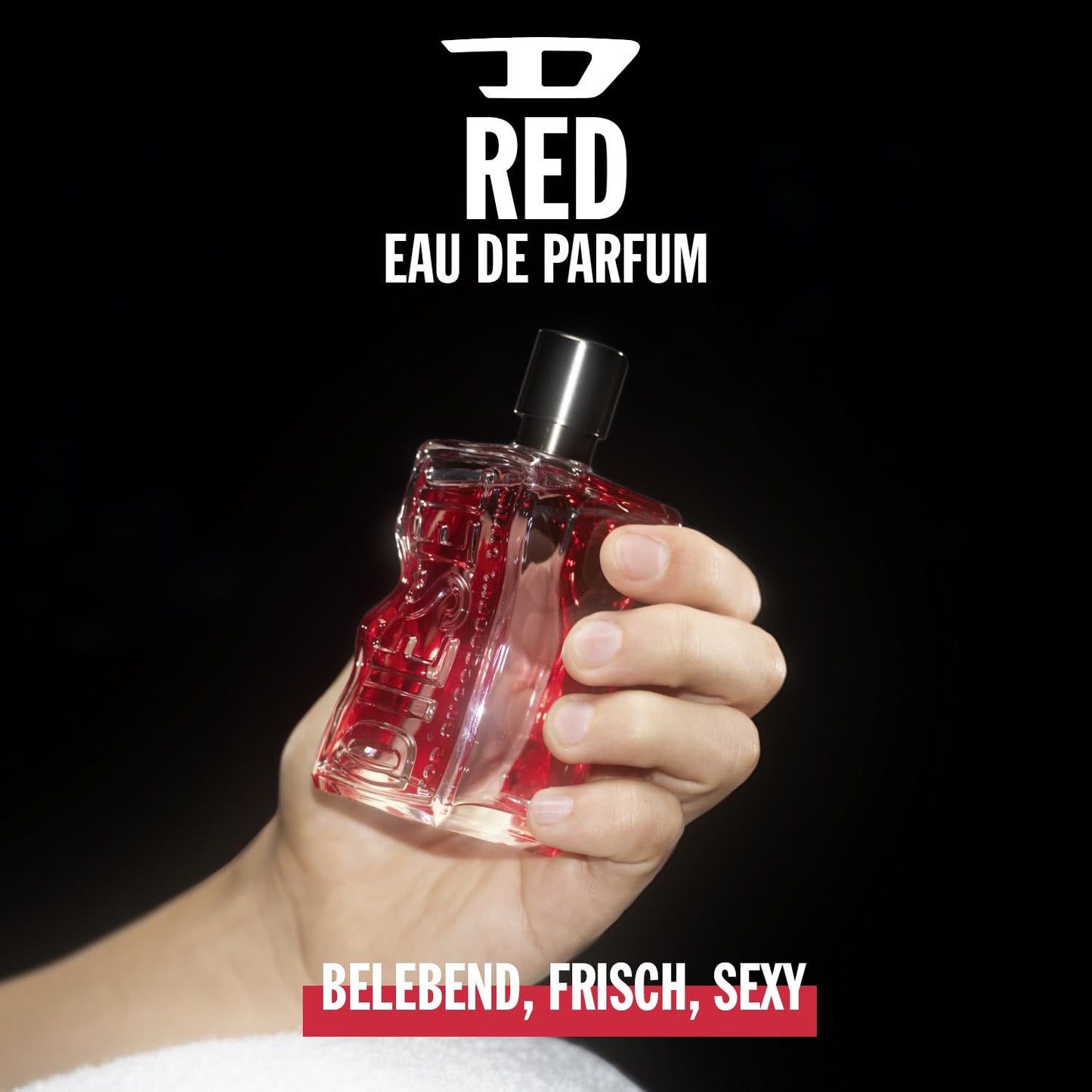 D by Diesel Red Parfüm | Eau de Parfum für Herren | Langanhaltend | Feurig frischer Duft | Für jeden Anlass, ob Büro oder Freizeit | 50 ml