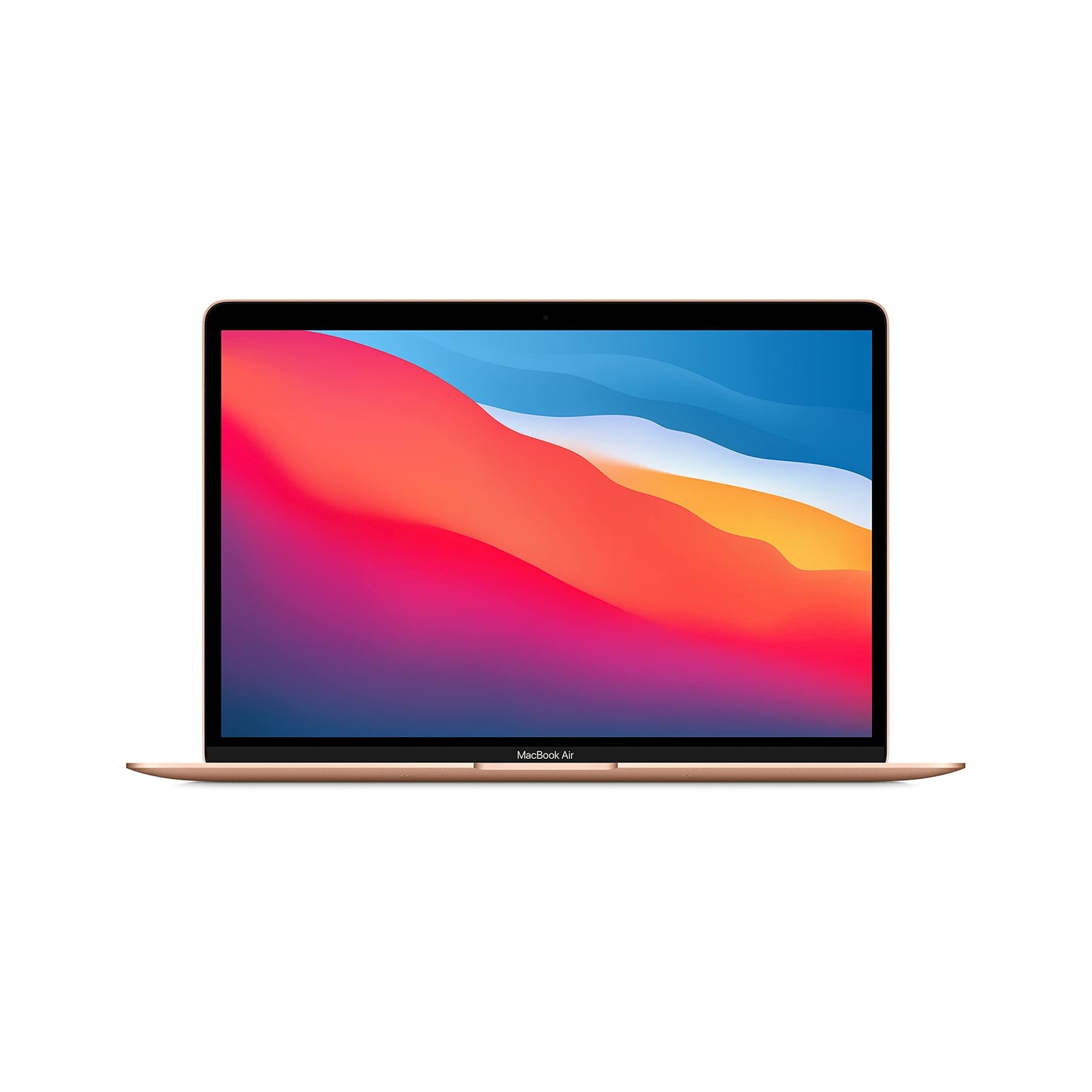 2020 Apple MacBook Air Laptop: Apple M1 Chip, 13" Retina Display, 8 GB RAM, 256 GB SSD Speicher, Beleuchtete Tastatur, FaceTime HD Kamera, Touch ID, Gold