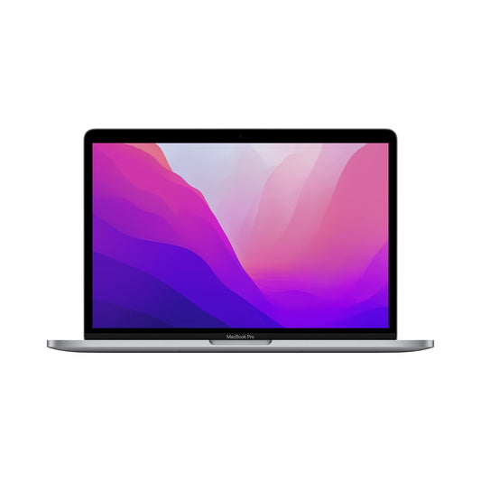 Apple 2022 MacBook Pro Laptop mit M2 Chip: 13" Retina Display, 8GB RAM, 256 GB SSD Speicher, Touch Bar, beleuchtete Tastatur, FaceTime HD Kamera. Kompatibel mit iPhone/iPad; Space Grau 