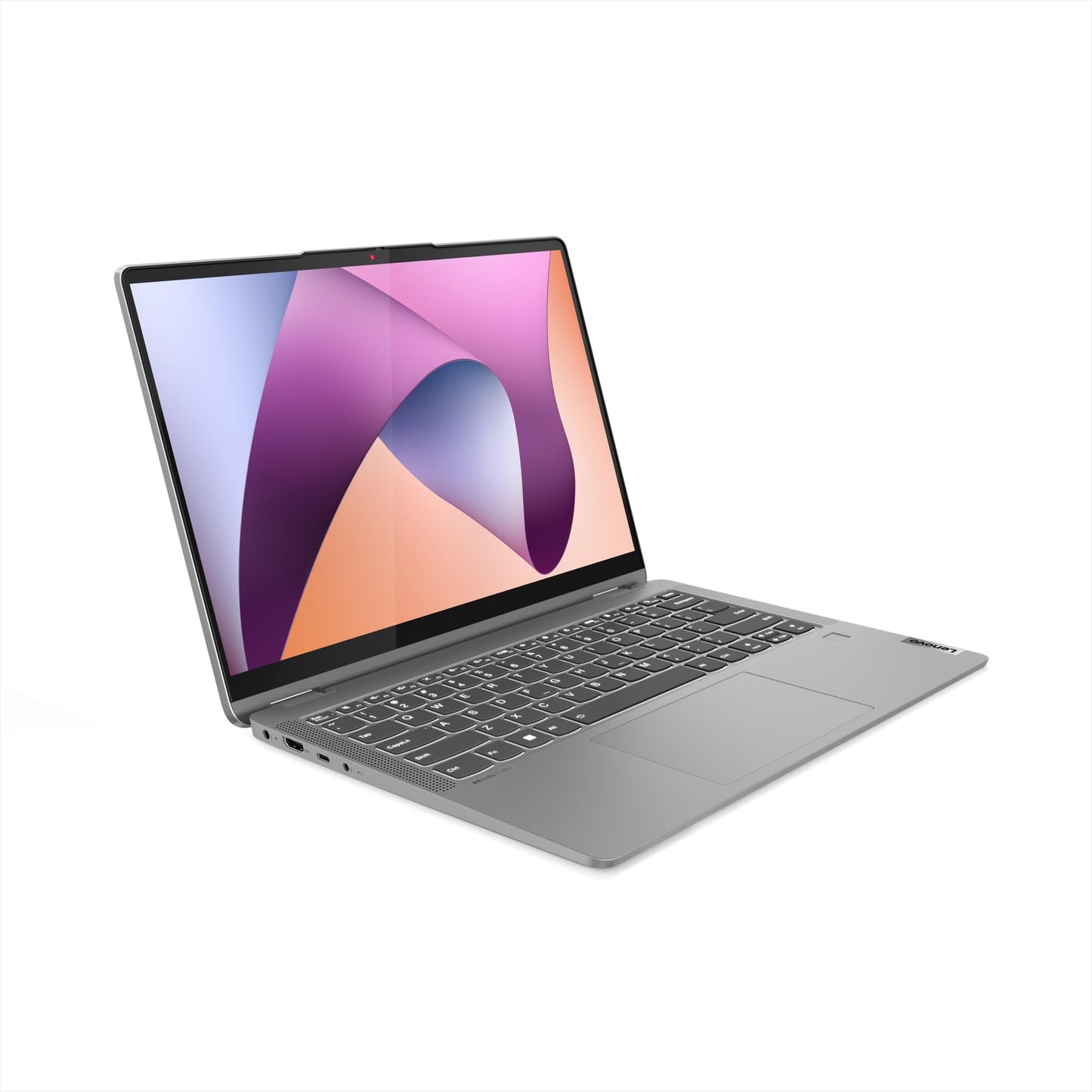 Lenovo IdeaPad Flex Convertible 5 Laptop | 14" WUXGA Display | AMD Ryzen 7 7730U | 16GB RAM | 512GB SSD | AMD Radeon Grafik | Windows 11 Home | QWERTZ | grau | 3 Monate Premium Care