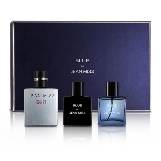 Parfüm Set für Herren, 3 Flaschen Herrenparfüm, Eau de Toilette für Herren, Lang Anhaltender Leichter Duft Körperparfüm für Männer, Parfum Geschenkset für Herren 30 ml x 3