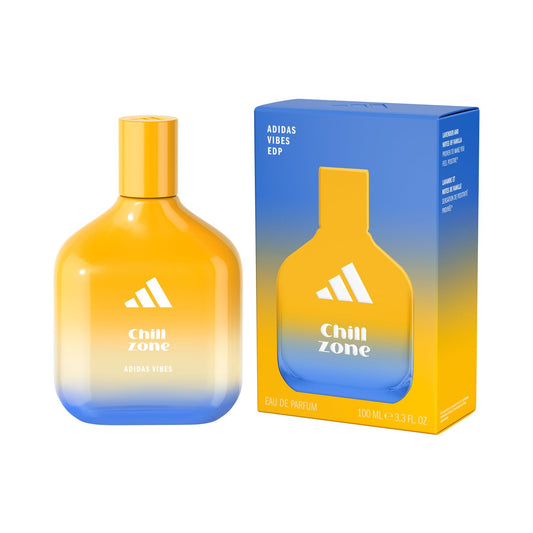 adidas Vibes Chill Zone Eau de Parfum, langanhaltender entspannender Unisex-Duft mit würzigen Noten und natürlichen ätherischen Ölen, 100ml