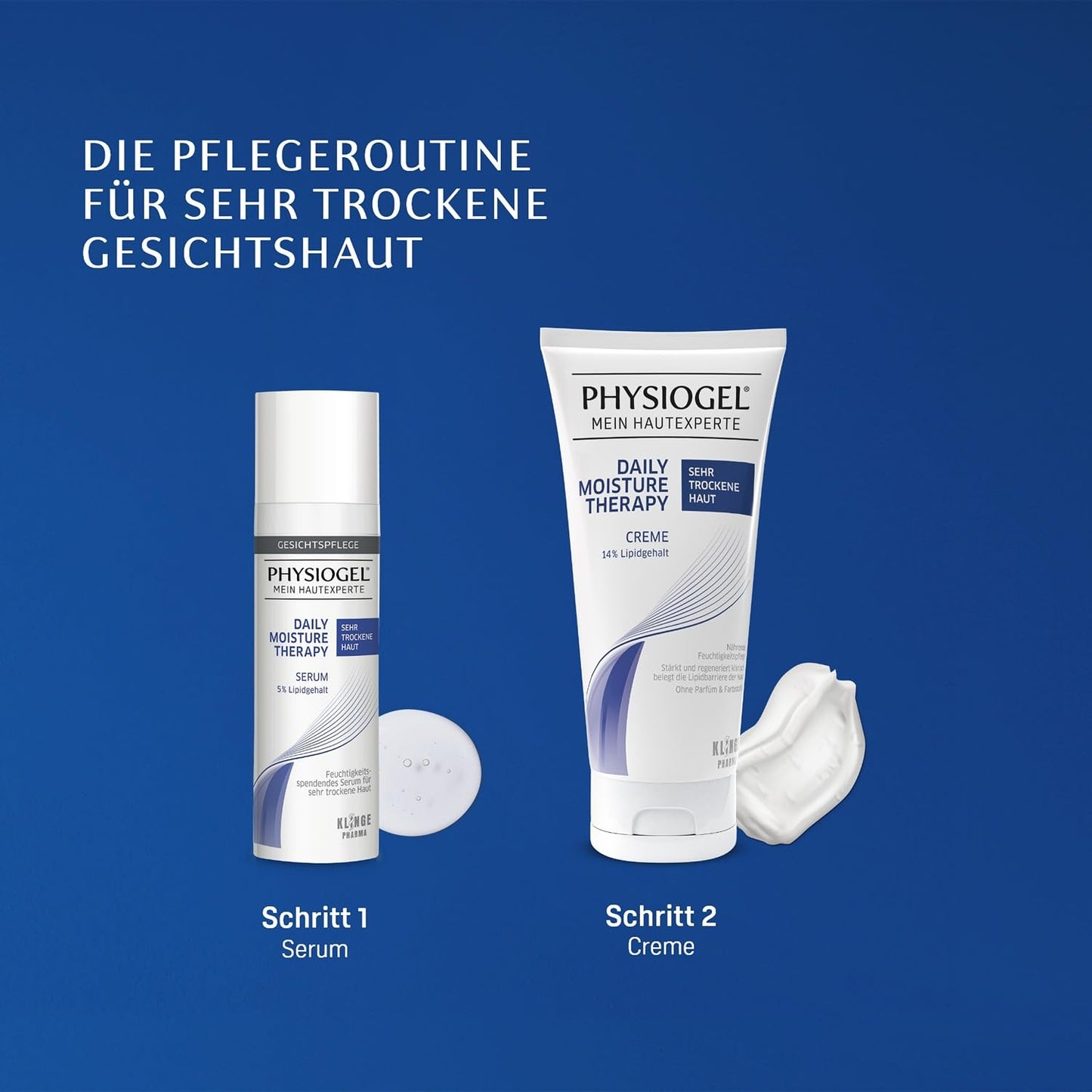 PHYSIOGEL Daily Moisture Therapy Sehr Trockene Haut Serum 30 ml - intensive Pflege für sehr trockene Haut - feuchtigkeitsspendende Hautpflege für Gesicht und Dekolleté