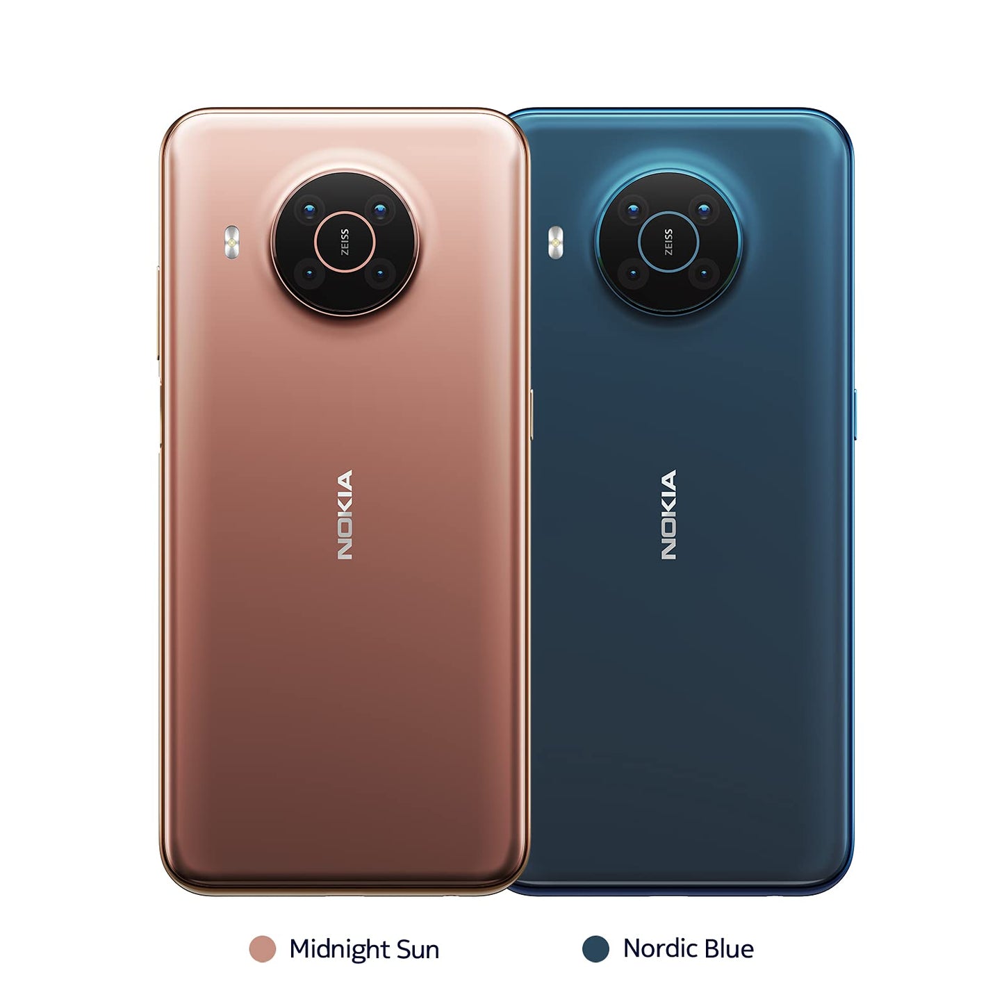 Nokia X20 5G Smartphone, Dual-SIM, RAM 8GB, ROM 128GB, 64MP Quad-Kamera von ZEISS, 6,67” Full HD+ Display, sicheres Android 11 mit 3 Jahre Herstellergarantie & Updates, Alurahmen - Midnight Sun