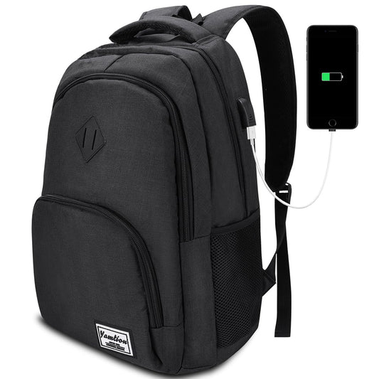 YAMTION Rucksack Herren und Damen,Schultasche Schulranze Schulrucksack Jungen Teenager Laptop Rucksack für Uni Schule Arbeit Studium