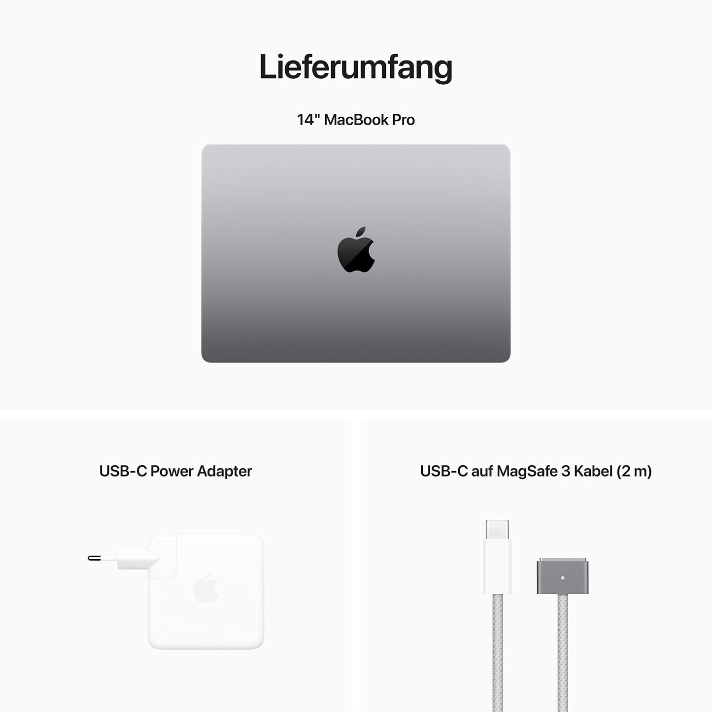 Apple 2023 MacBook Pro Laptop mit M2 Pro Chip: 14,2" Liquid Retina Display, 16 GB RAM, 512 GB SSD Speicher, beleuchtete Tastatur, 1080p FaceTime HD Kamera. Funktioniert mit iPhone/iPad, Space Grau