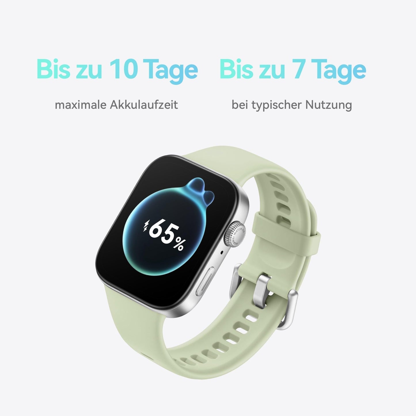 HUAWEI Watch FIT 3, Bluetooth Anrufe, GPS，Smartwatch, Aluminum Case, iOS&Android, 1,82" AMOLED-Display, Bis zu 10 Tage Akkulaufzeit, Umfassendes Gesundheits&Fitness-Management, Weißes Leder