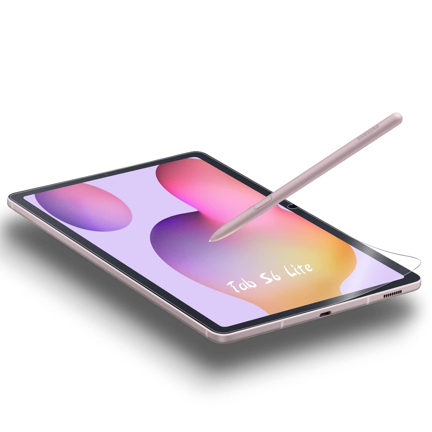 PYS 2 Stück Papier Schutzfolie für Samsung Galaxy Tab S6 Lite 10,4 Zoll Papierfolie kompatibel mit S Pen fühlt sich an wie Schreiben auf Papier Anti-Glare Anti-Fingerabdrücke