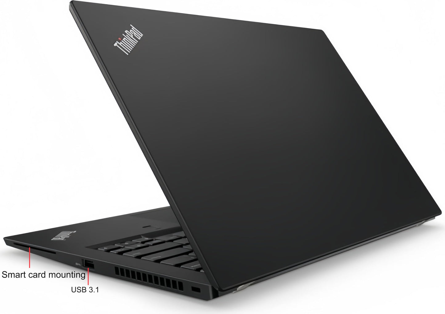 Lenovo ThinkPad T480s Business Laptop, 14 Zoll FHD (1920 x 1080), Intel Core i5-8350U bis zu 3,6 GHz, 16 GB DDR4 RAM, 512 GB SSD, US-Tastatur, Windows 10 Pro (Generalüberholt)