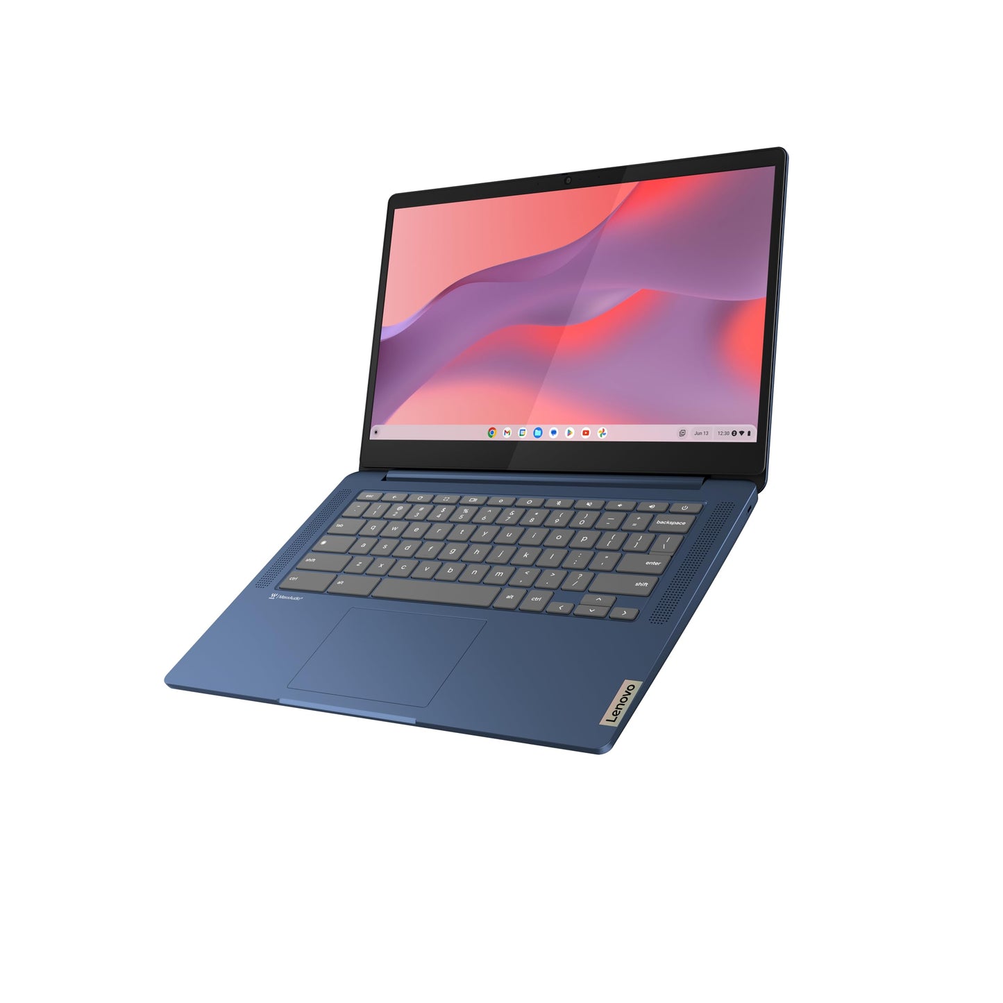 Lenovo Chromebook IdeaPad Slim 3 | 14" Full HD Display | MediaTek Kompanio 520 | 4GB RAM | 64GB SSD | ARM Mali-G52 Grafik | Chrome OS | QWERTZ | blau