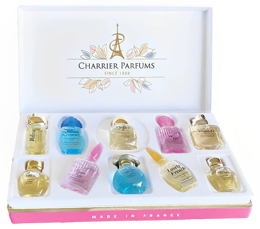 Charrier Parfums "Collection Precieuse" 10 Eaux de Parfum Miniatures Total 58.8 ml