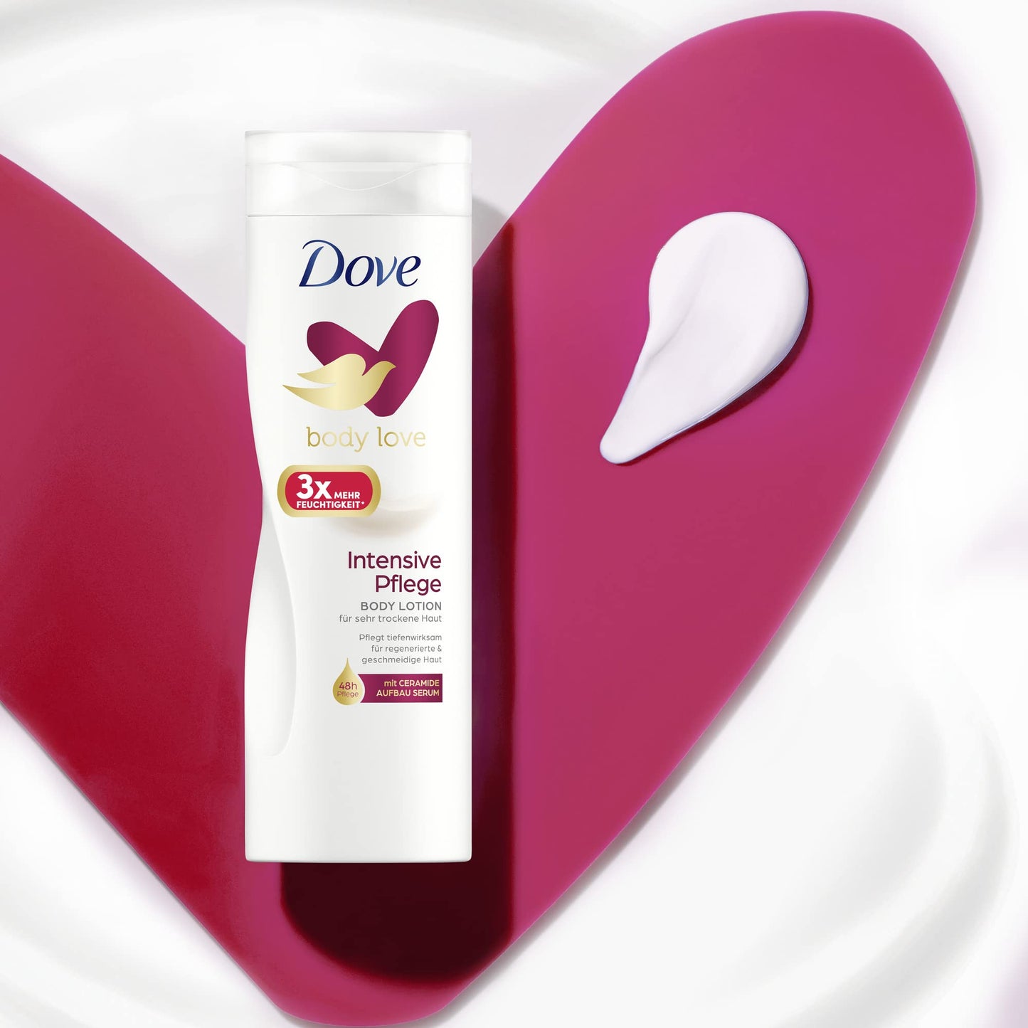 Dove Body Lotion Intensive Pflege für sehr trockene Haut mit 3x mehr Feuchtigkeit 400 ml 1 Stück