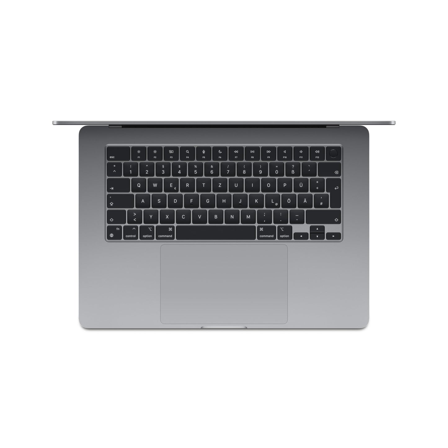 Apple 2024 15" MacBook Air Laptop mit M3 Chip: 15,3" Liquid Retina Display, 16 GB gemeinsamer Arbeitsspeicher, 512 GB SSD Speicher, beleuchtete Tastatur, 1080p FaceTime HD Kamera, Touch ID, Space Grau