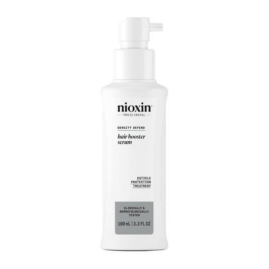 Nioxin Hair Booster Serum - Professionelle Leave In Haarpflege für sichtbar dünner werdendes Haar - mit Pfefferminzöl (100ml)