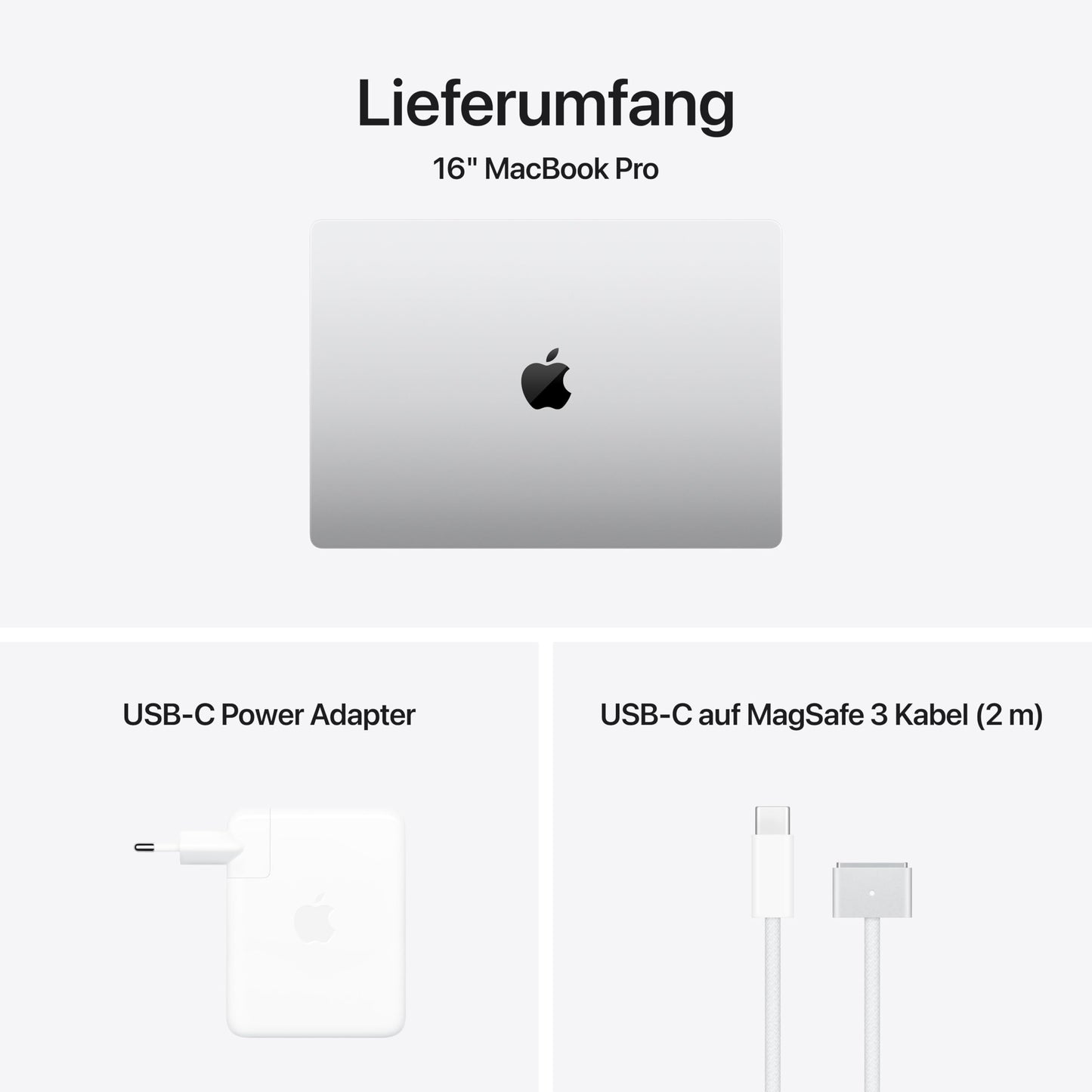 Apple 2024 MacBook Pro Laptop mit M4 Max Chip mit 14-Core CPU und 32-Core GPU: 16,2" Liquid Retina XDR Display, 36 GB gemeinsamer Arbeitsspeicher, 1 TB SSD Speicher; Silber