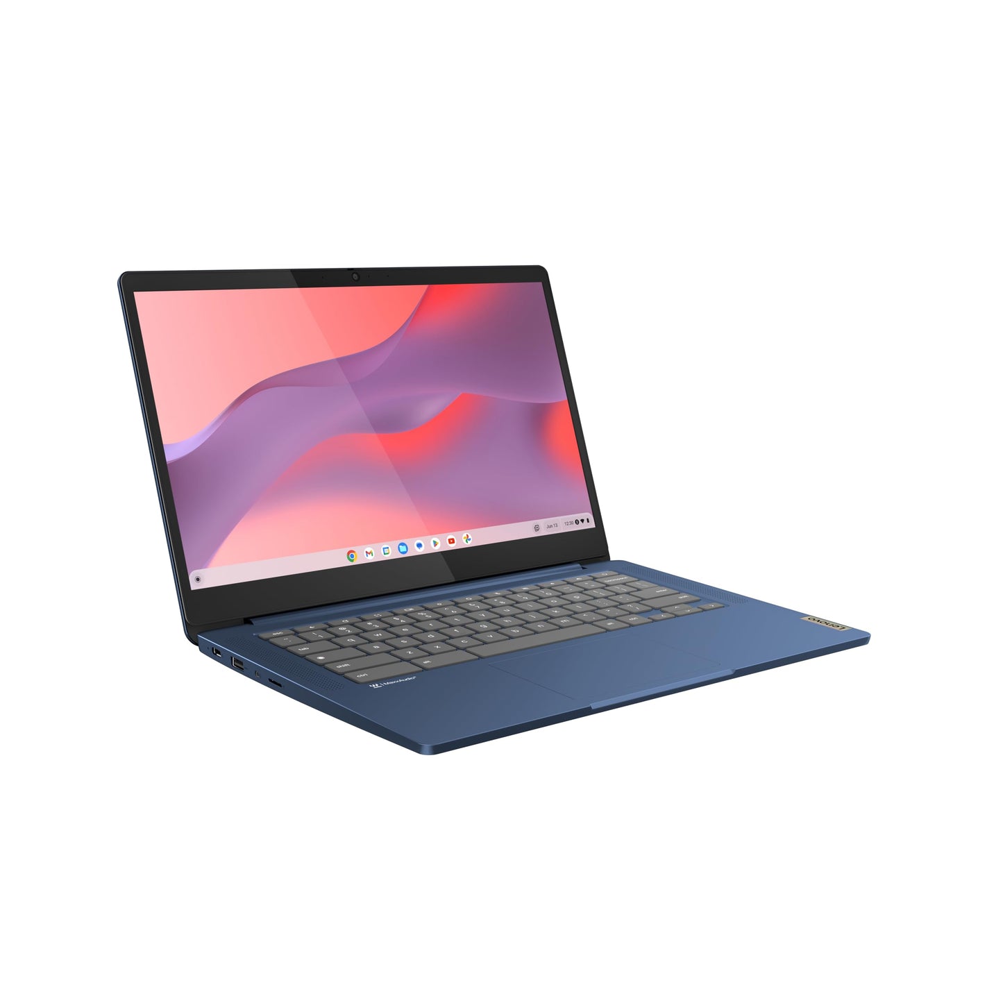 Lenovo Chromebook IdeaPad Slim 3 | 14" Full HD Display | MediaTek Kompanio 520 | 4GB RAM | 64GB SSD | ARM Mali-G52 Grafik | Chrome OS | QWERTZ | blau