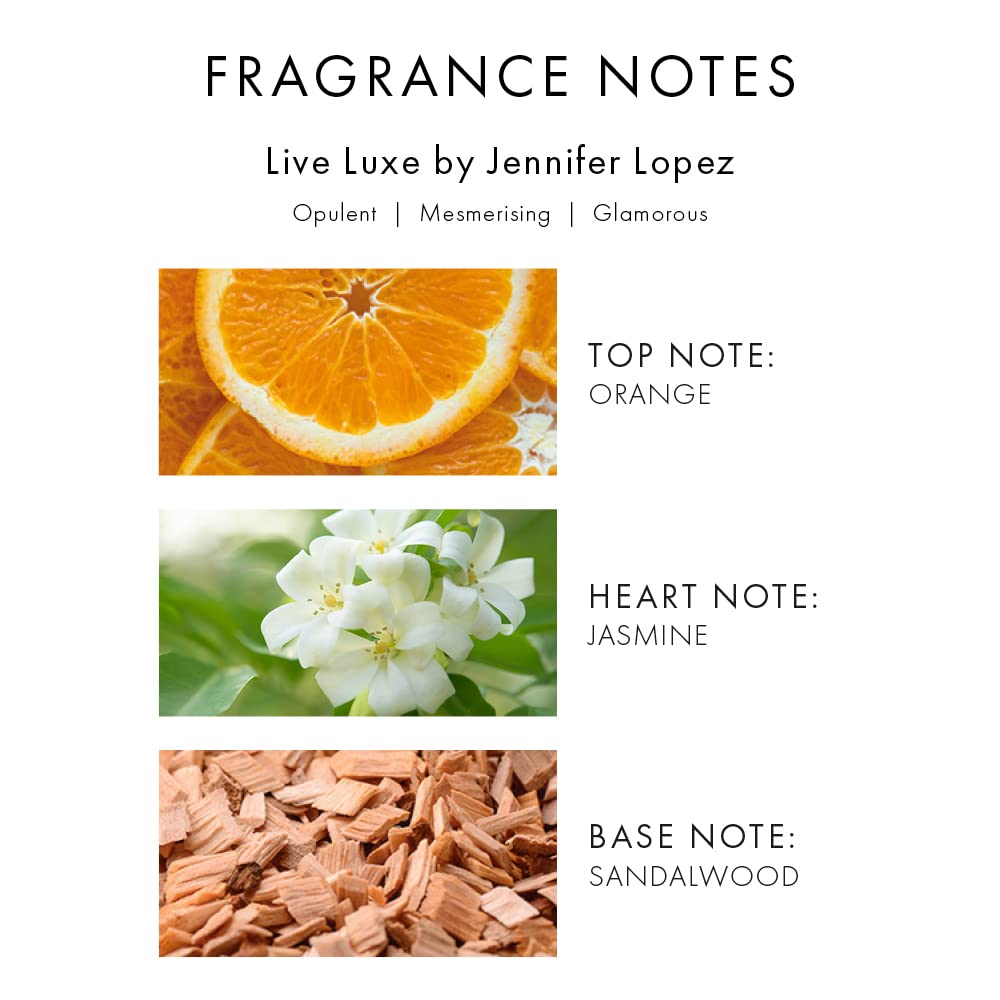 Jennifer Lopez Live Luxe Eau de Parfum, Spray, 100 ml, feiner Duft eines zugelassenen Fachhändlers