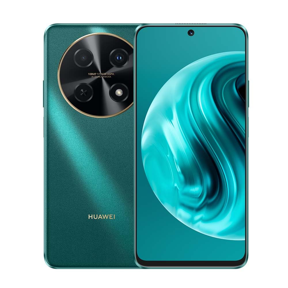 HUAWEI nova 12i Smartphone, 108 MP High-Res Fotografie, 40 W Supercharge, 5.000 mAh großer Akku, 6,7″ AOD-Display, 8GB+128GB, EMUI 14, LTE, Deutsche Version, Grün