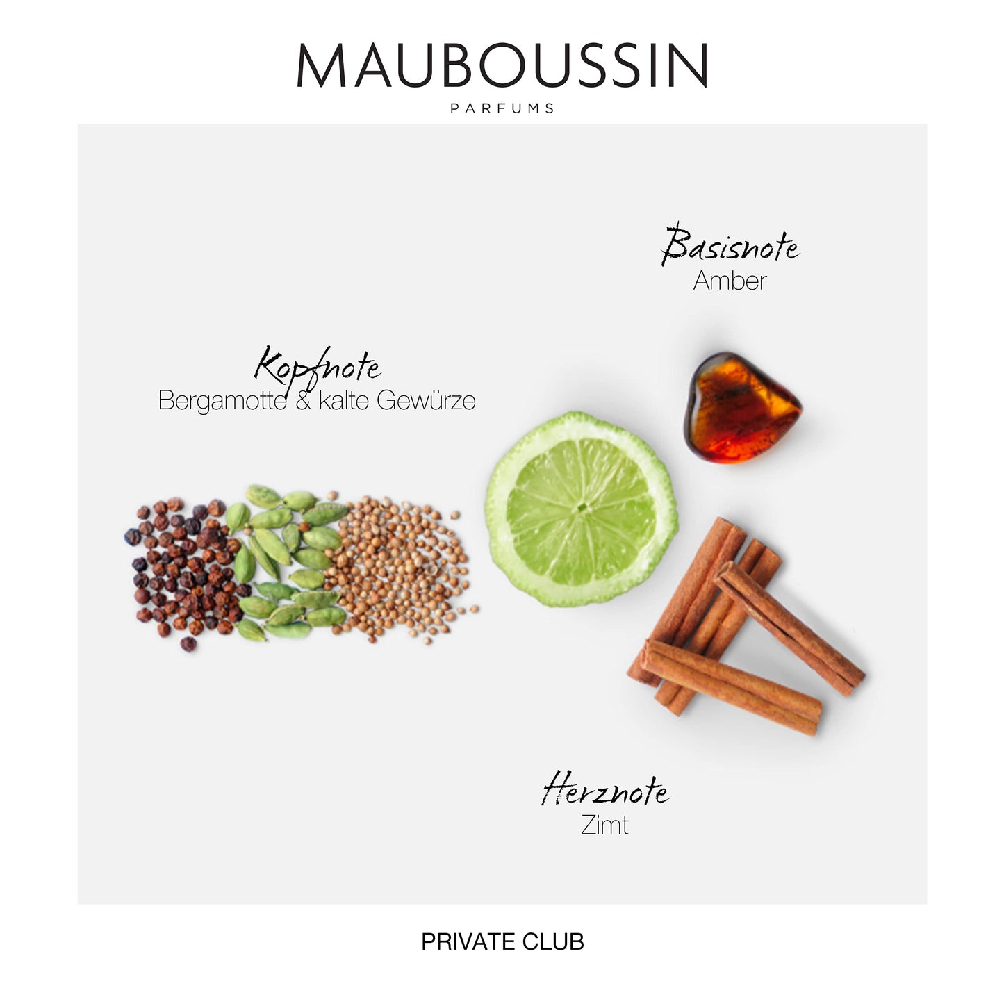 Mauboussin - Private Club - Eau de Parfum Männer - Holziger & Orientalischer Duft - 100ml