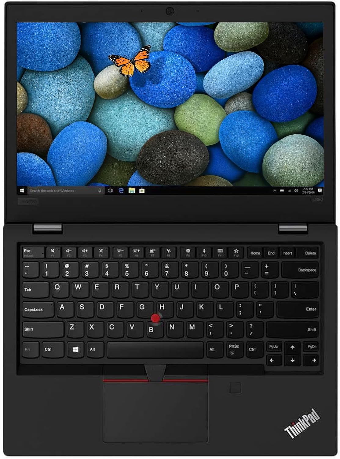 Lenovo ThinkPad L390 13,3" FHD (1920x1080) Laptop, Intel Core i5 8th, 16GB DDR4 RAM, 256GB SSD, US-Tastatur, Win10 Pro (Generalüberholt)