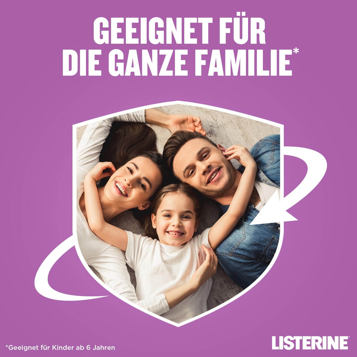 LISTERINE Total Extra Mild (500 ml), schützende Mundspülung ohne Alkohol gegen Karies mit 6 in 1 Wirkung, antibakterielles Mundwasser schützt vor Zahnfleischproblemen, bis zu 24h frischer Atem