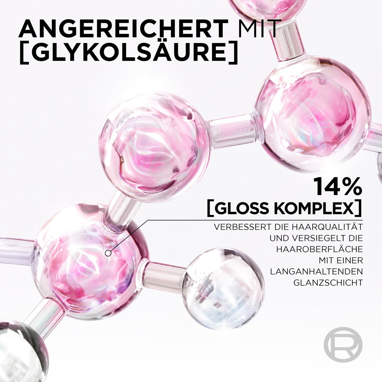 L'Oréal Paris Elvital Glycolic Gloss Serum für glanzloses und stumpfes Haar, Haarpflege für intensive Geschmeidigkeit und ultimativen Glanz, Leave-In Serum, regenerierend, mit Glykolsäure, 150ml